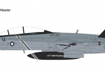 HA5104　 1/72 F/A-18F スーパーホーネット"VFA-103 70周年記念塗装"