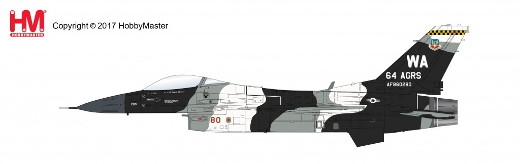 HA3845　1/72 F-16C ブロック32 "第64アグレッサー飛行隊" ￥12,800(税抜価格)