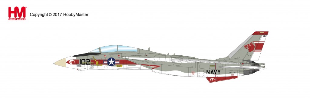 HA5220　1/72 F-14A トムキャット 第1戦闘飛行隊"ウルフパック 1976" ￥19,800(税抜価格)