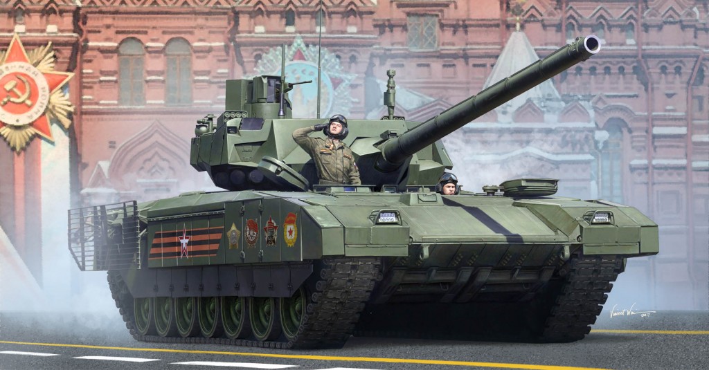 09528　ロシア連邦軍 T-14主力戦車 ￥6,800(税抜価格) 