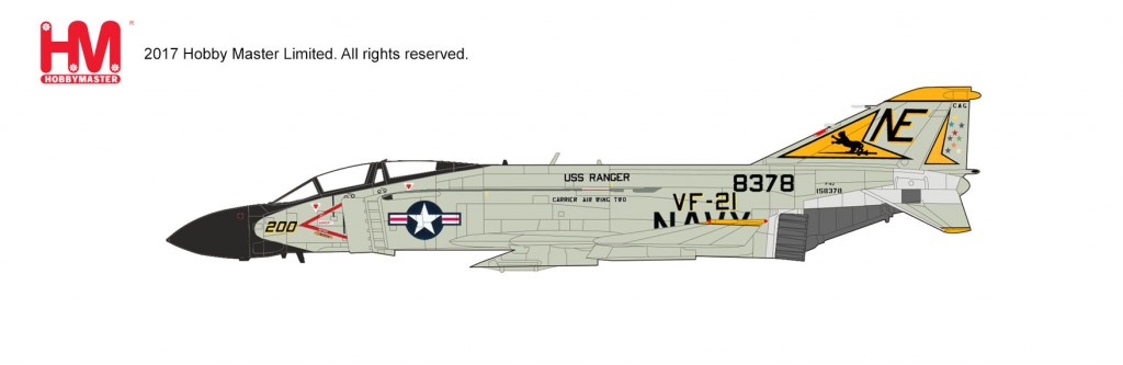HA1996　1/72 F-4J ファントムⅡ "VF-21 フリーランサーズ" ￥10,800(税抜価格)