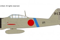 HA8805　1/48 零式艦上戦闘機二一型 "台南海軍航空隊 坂井三郎一飛曹機" ￥9,800(税抜価格)