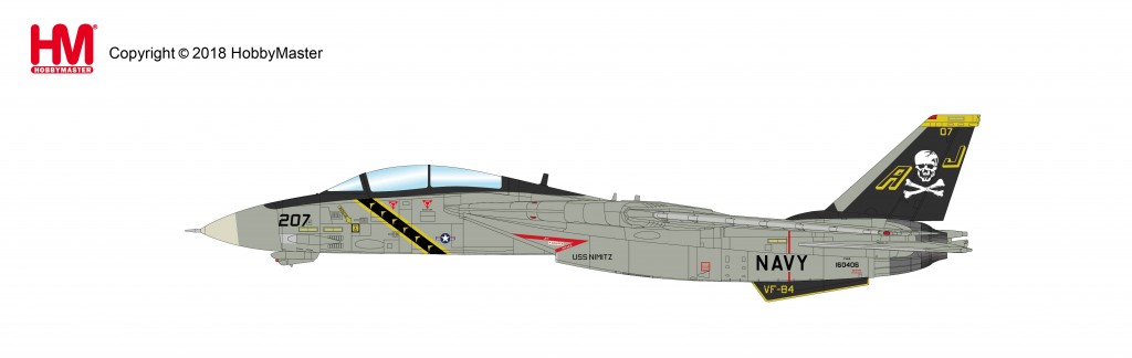 HA5219　1/72 F-14A トムキャット第84戦闘飛行隊 "ジョリー・ロジャース 1986" ￥17,800(税抜価格)