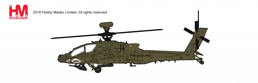 HH1202　1/72 AH-64D アパッチ・ロングボウ "アメリカ陸軍第1戦闘航空旅団" ￥11,800(税抜価格)